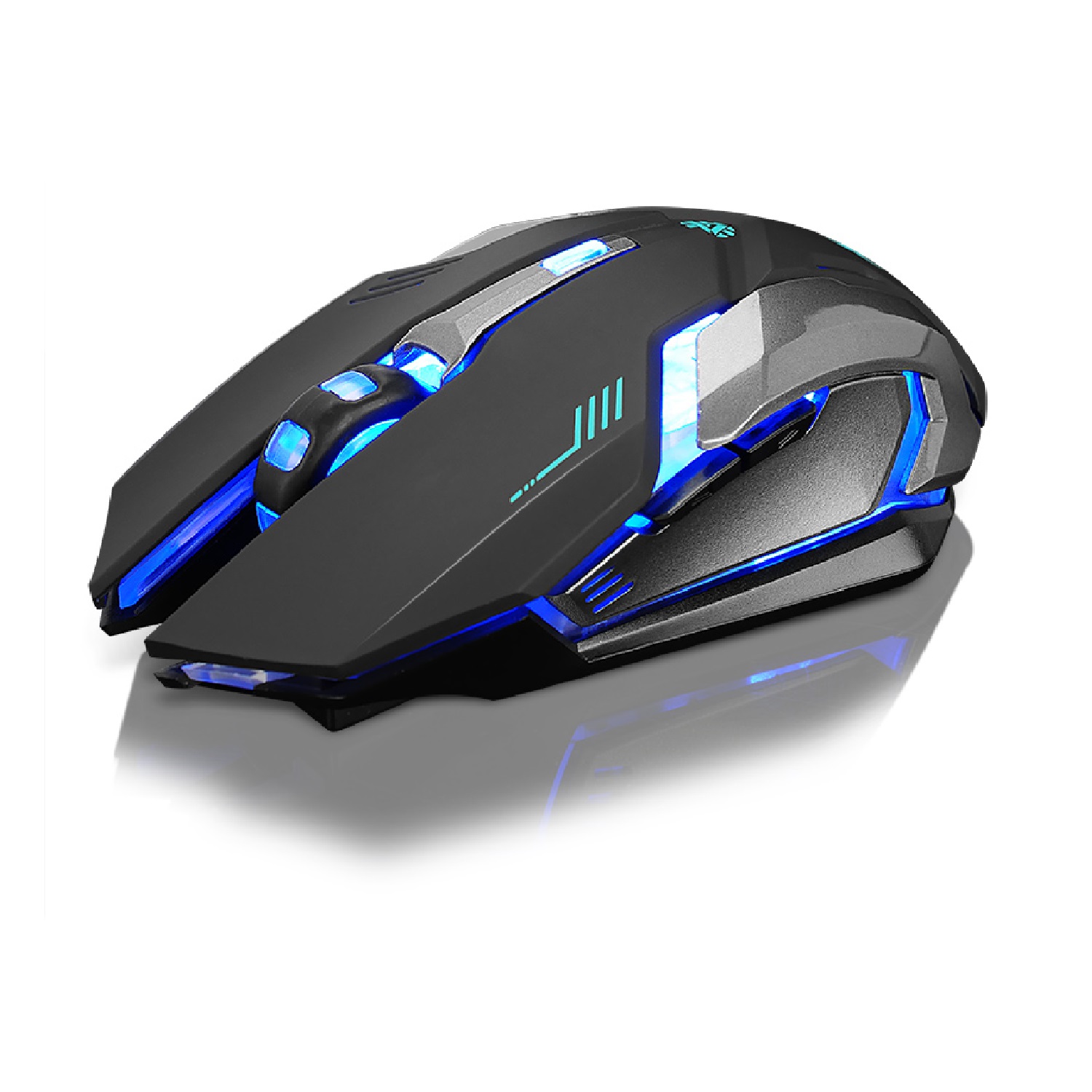 X7 Wireless Gaming Mouse Silent Click LED Optical Computer Mouse with USB Receiver 3 Adjustable DPI 