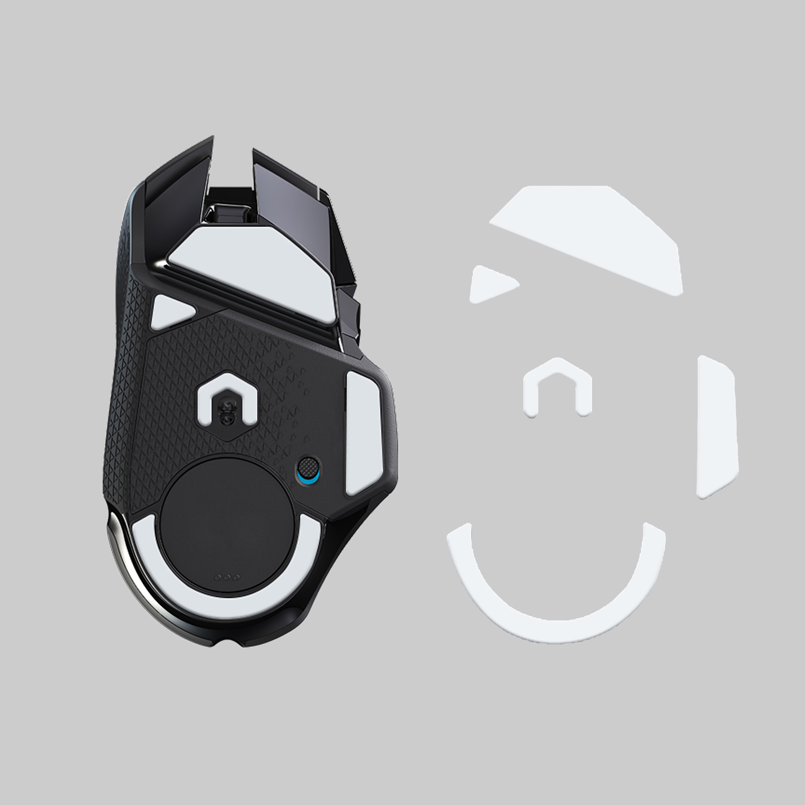 2 Sets Mouse Feet Skates ICE Curved Edges Replacement Superlight Pads Smooth for Logitech G502 Light