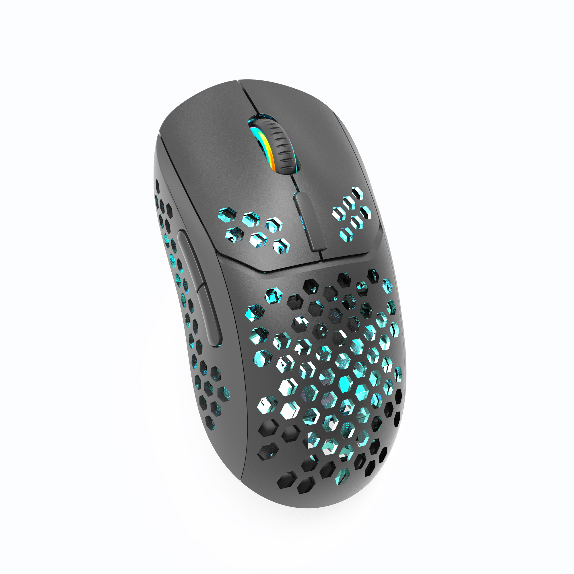 X8 BT Led Wireless Mouse,Muted,Ultra Lightweight,Honeycomb Shell,Bluetooth,USB Receiver Rechargeable